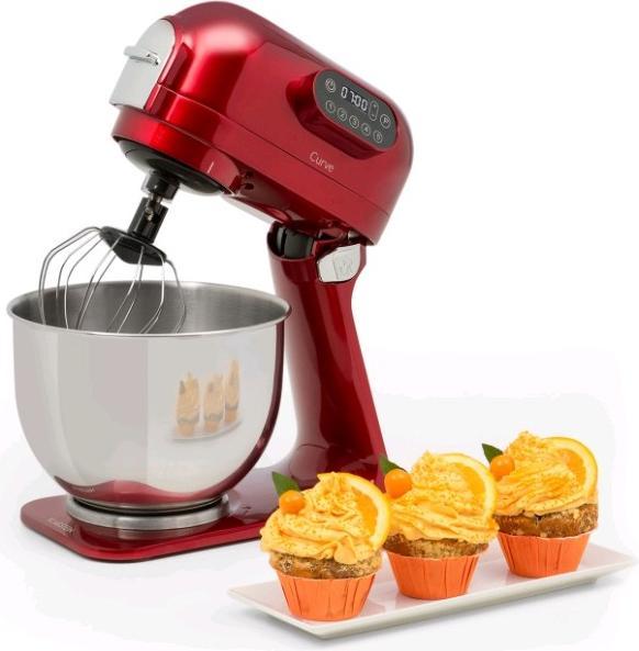 Actual product image Klarstein Curve Food Processor Red (1000 W)