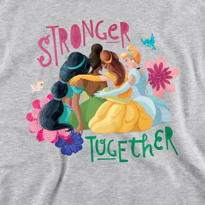 Produktbild Disney Princess Stronger Together Kapuzenpullover meliert (128)
