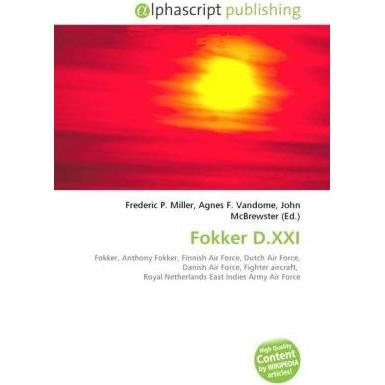 Fokker D.XXI, Fachbücher