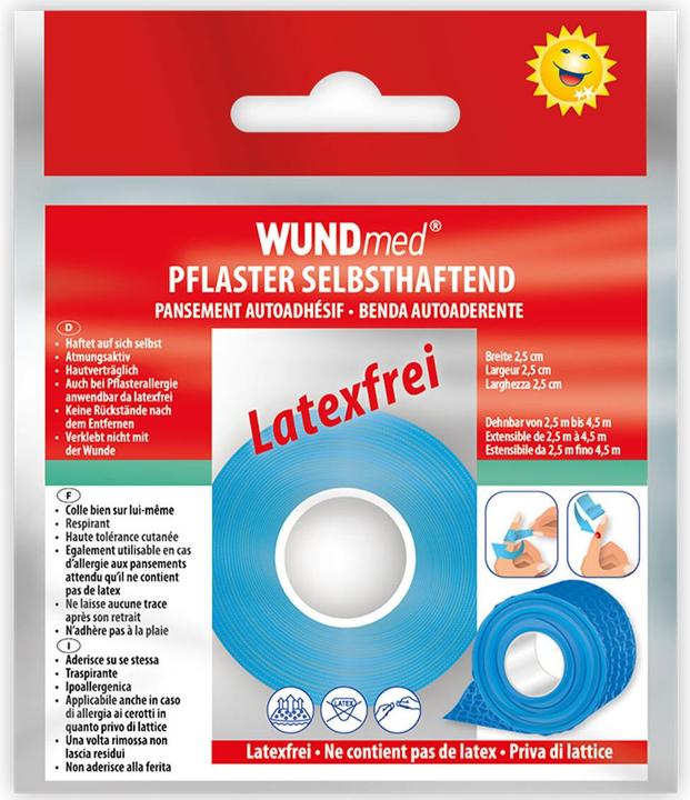 Actual product image Wundmed Plaster, self-adhesive, set of 3, blue (3x)