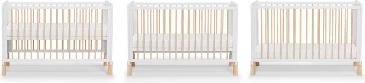 Produktbild KinderKraft Nico Wooden Cot White (60 x 120 cm)