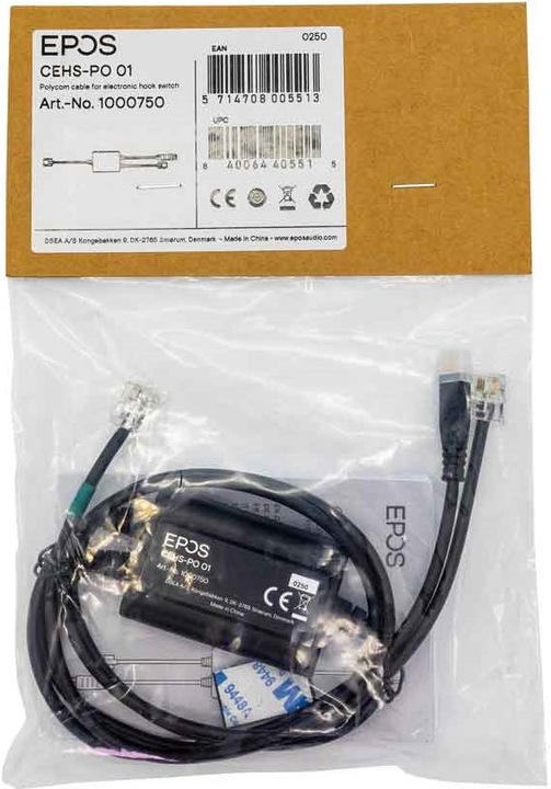Produktbild EPOS SENNHEISER CEHS-PO 01 adapter-cable for POLYCOM Soundpoint 0 and higher