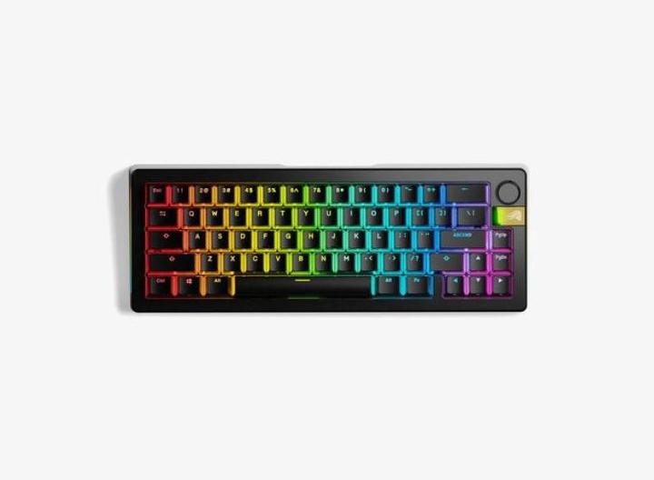 Actual product image Glorious GMMK 3 Pro HE Wireless 65 % Custom Gaming Keyboard - Pre-Built, ANSI (US), Fox HE Switches (US, Wireless)