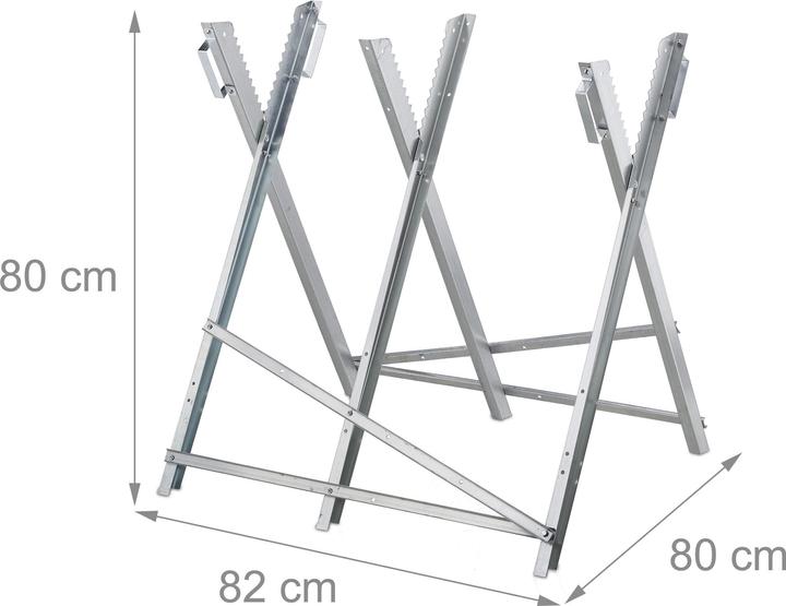 Produktbild Relaxdays Sägebock (80 cm, 82 cm)