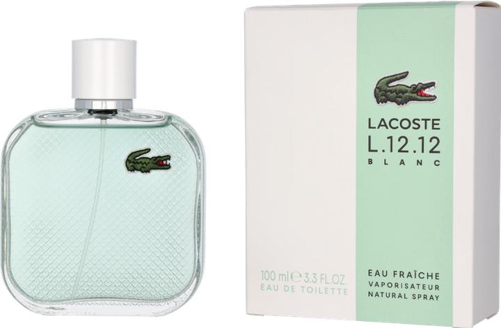 Actual product image Lacoste L.12.12 Blanc Eau Fraiche EDT 100 ml (Eau de toilette, 100 ml)
