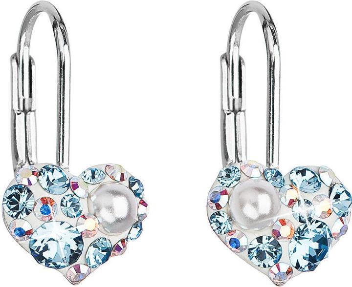 Immagine prodotto Evolution Group Orecchini a cuore con Swarovski 31125.9 aqua (L)