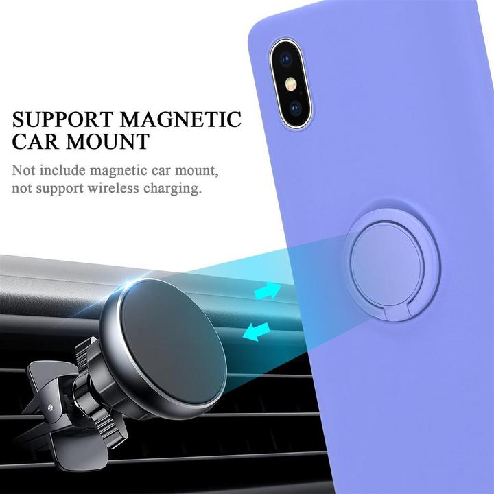 Actual product image Cadorabo TPU Liquid Ring Silicone Case Cover (Apple iPhone XS Max)