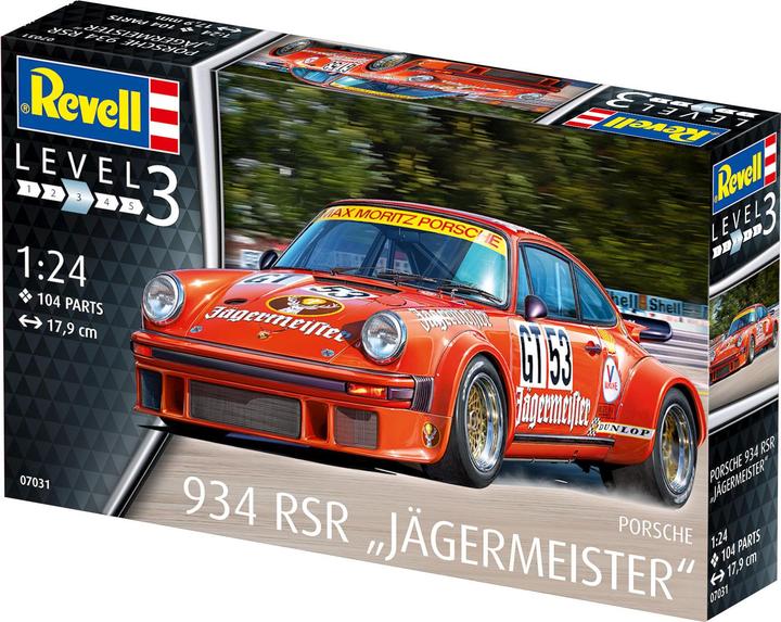 Produktbild Revell Porsche 934 RSR Jägermeister