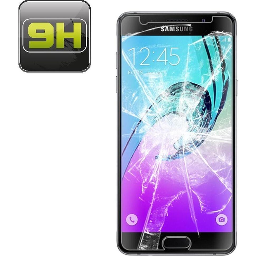 Protectorking 3x echtes Tempered 9H Panzerhartglas 3D KLAR (3 Stück, Samsung Galaxy A5), Smartphone Schutzfolie