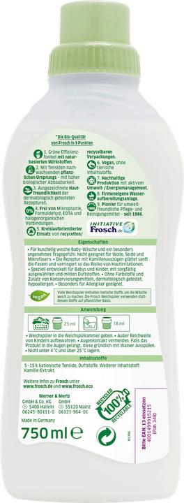 Produktbild Frosch Baby (30 Waschgänge, Flüssig)