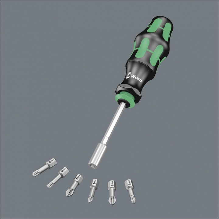 Actual product image Wera Kraftform Kompakt 28 (Cross Phillips PH M1, Cross Phillips PH M2, Cross Pozidriv PZ M1, Cross Pozidriv PZ M2)