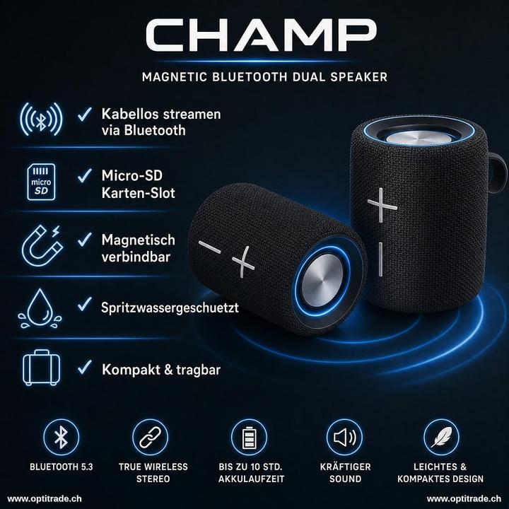 Actual product image Edco Magnetic Dual Speaker