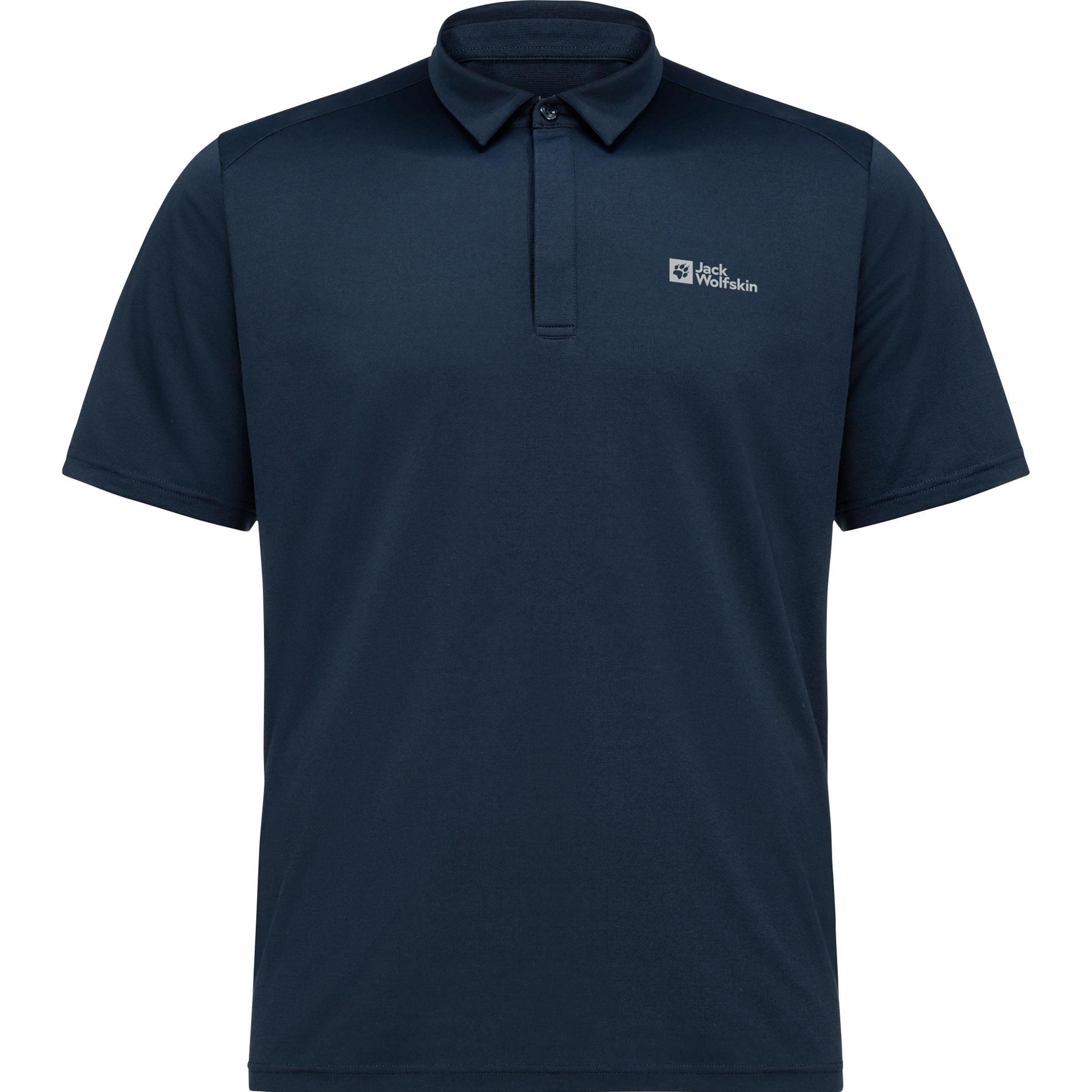 Jack Wolfskin, Herren, Shirt, Delgami Polo, Blau, (XXL)