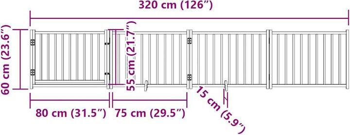 Produktbild vidaXL Hundetor