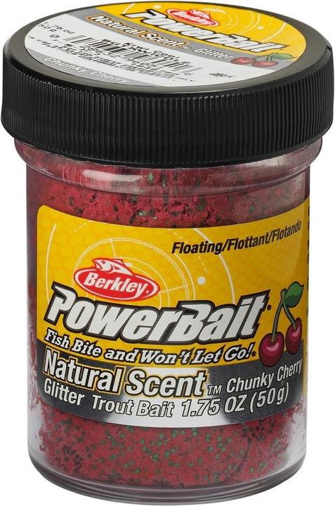 Immagine prodotto Berkley Powerbait Natural Scent Glitter Fruit - Chunky Cherry
