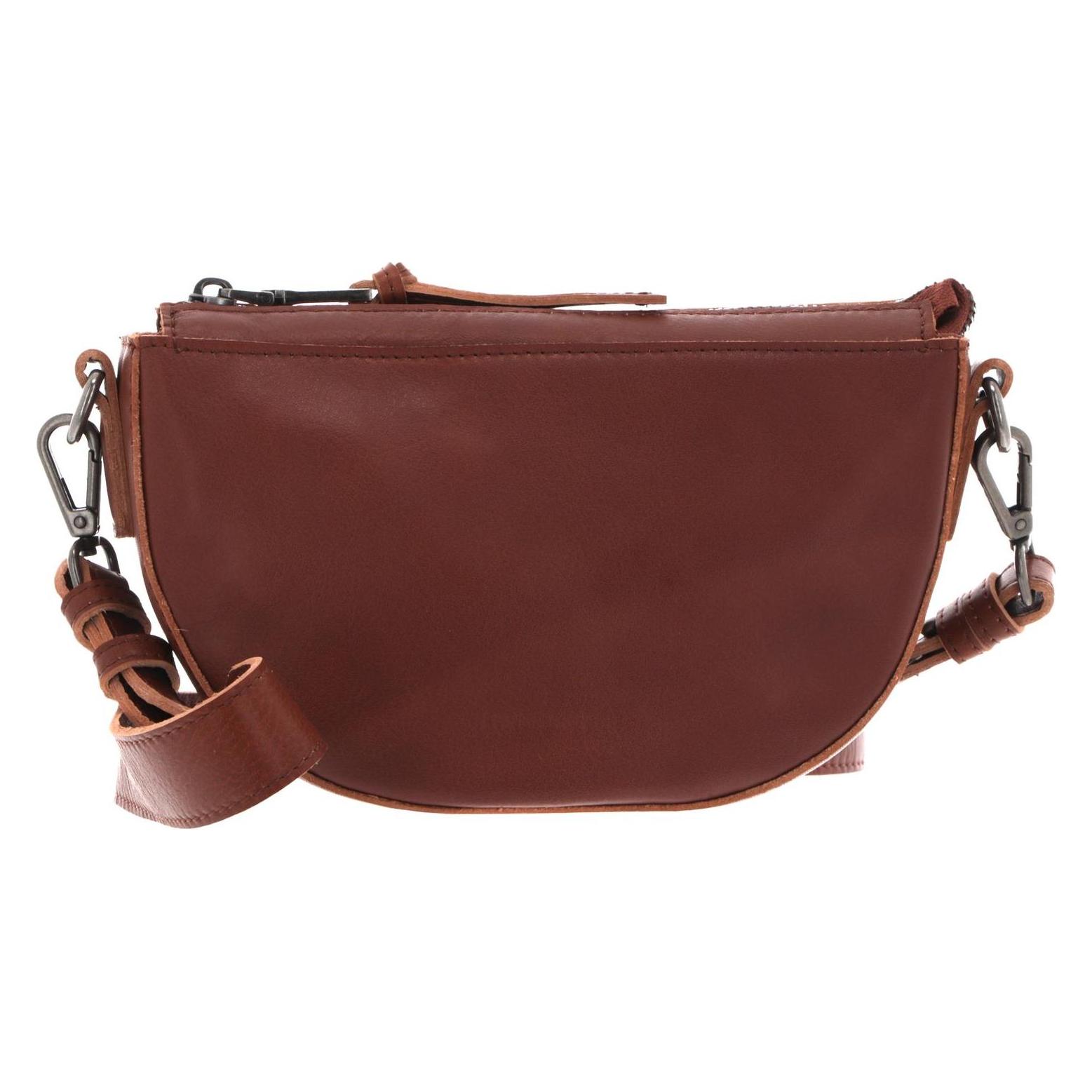 FredsBruder, Damen, Handtasche, Jola Halfmoon Bag, Braun