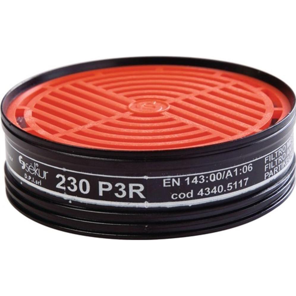 Ekastu Sekur, Atemschutzmaske, Partikelfilter 230 EN 143 P3R D f.Polimask 230/GAMMA/Silikone 2 St./Btl.EKASTU (P3, 2 x)