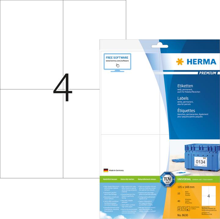 Herma Versandetiketten A4