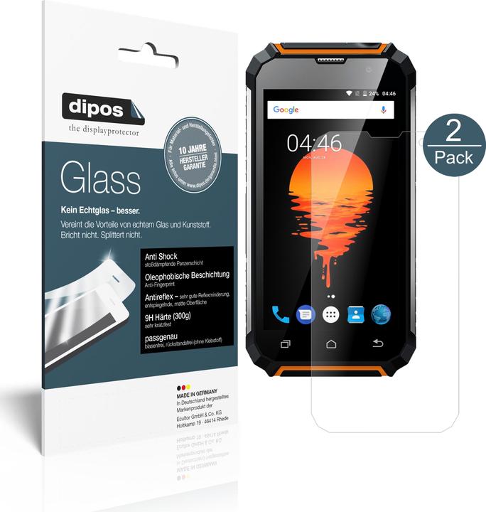 Dipos Displayschutz Anti-Shock (1 Stück, Geotel G1)
