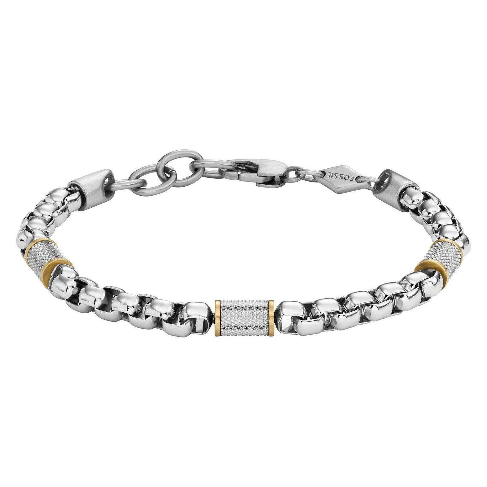 Fossil, Armbanden, Sieraden Armband, (19.50 cm, Roestvrij Staal)