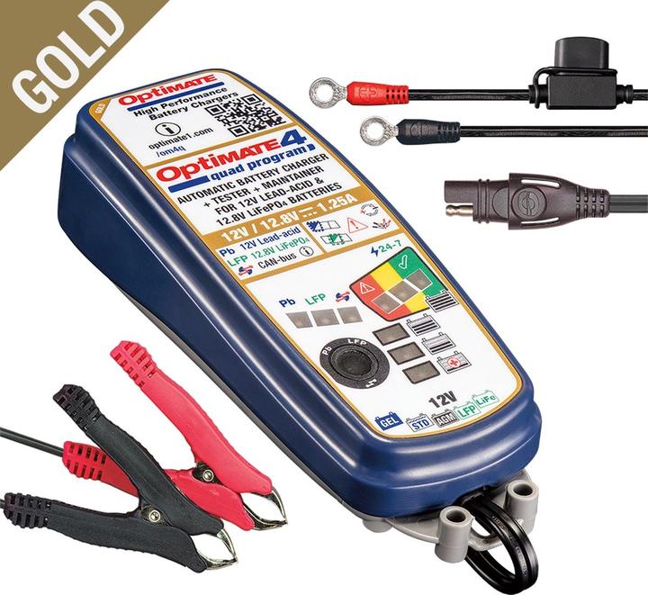 Produktbild Tecmate OptiMate 4 Quad Program (12V, 1.25 A)