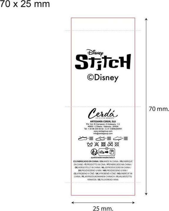 Image du produit Stitch Hausschuhe Hellblau (30)