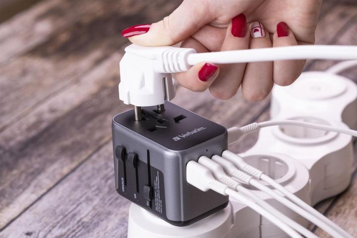 Actual product image Verbatim Universal Travel Adapter