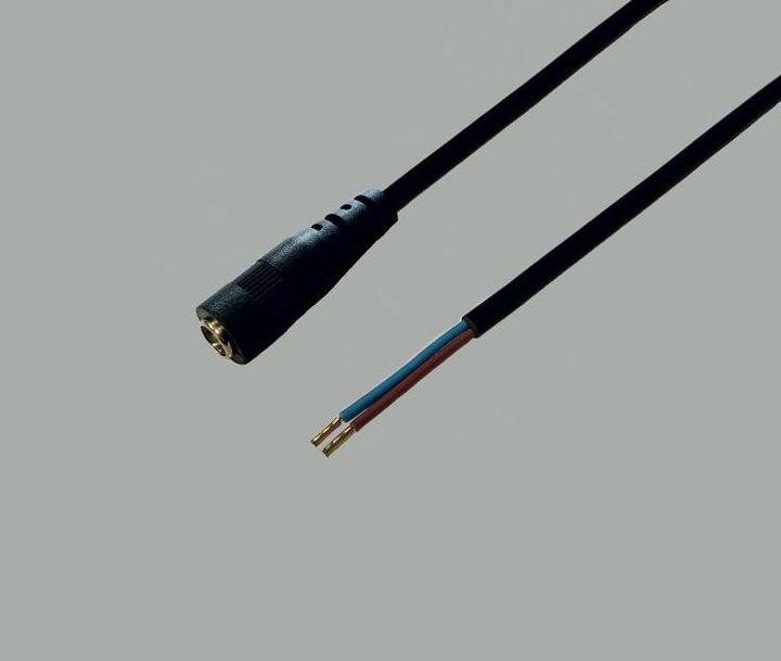 Produktbild BKL Electronic 072060 Niedervolt-Anschlusskabel Niedervolt-Buchse - offene Kabel