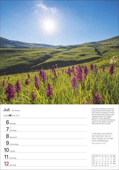 Produktbild Harenberg Wunder der Natur Wochenplaner 2026 - 53 faszinierende Fotografien