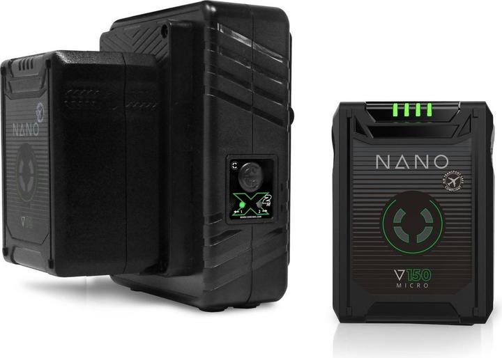 Actual product image CoreSWX Compact V-Mount Battery Kit w/ 2 Nano Microbatteries (Camera battery)