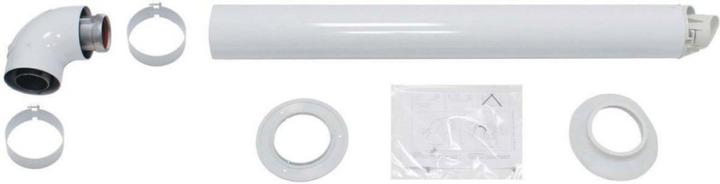 Produktbild Vaillant Dach-/Wanddurchführung Aluminium, waagerecht d= 60/100mm (0.95 m)