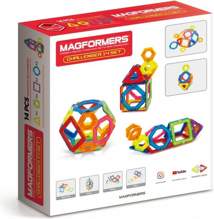 Actual product image Magformers Challenger Set 14 Pcs (20-715019)