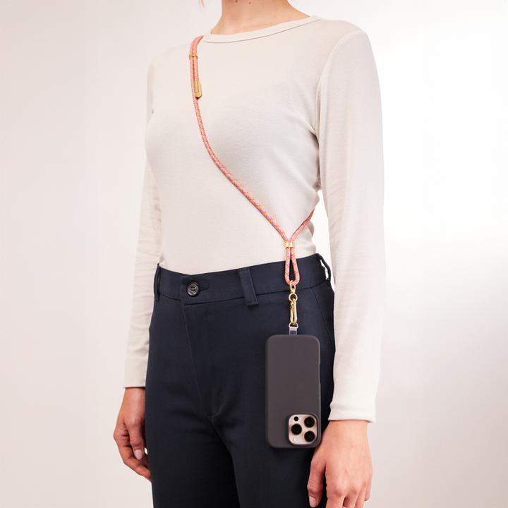 Image du produit Intenso Handykette als Lade- + Datenkabel USB-C bis 1,65m neon mix (1.65 m, USB 2.0, 60 W)