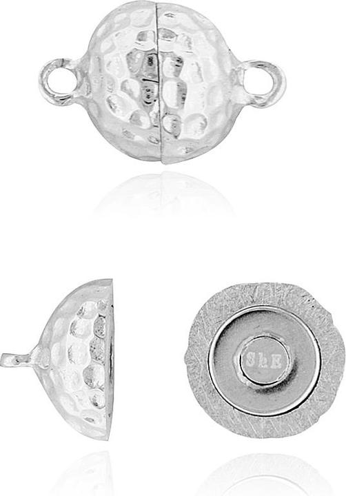 Actual product image Leyda Hammered Magnetic Clasp