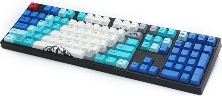 Actual product image Varmilo VEA108 Summit R1 Gaming Keyboard, MX-Brown, white LED - US Layout (US, Cable)