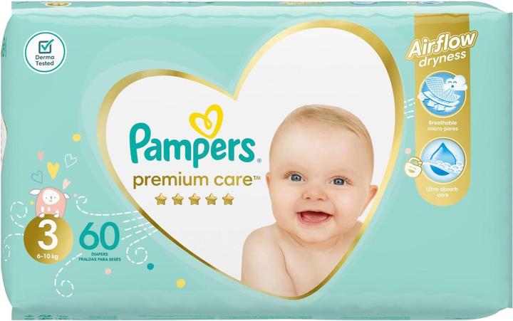 Actual product image Pampers Premium Care (Size 3, Half month box, 60 pcs.)