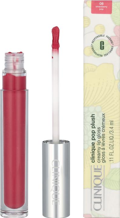 Image du produit Clinique Pop Plush Crème Lipgloss Strawberry (08 Fraise Pop Pink)