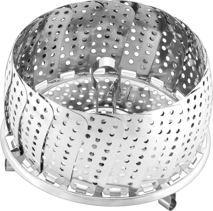 Produktbild Silit Garsieb Dünsteinsatz Dampfgarer Einsatz mit Öse 18,5cm faltbar Edelstahl (18.50 cm, Metall)