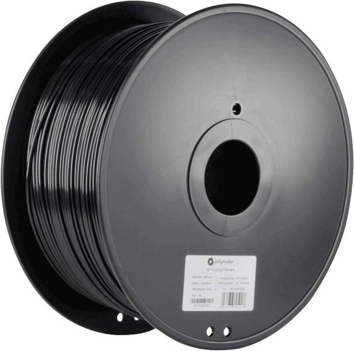 Produktbild Polymaker 70163 - Filament - PolyMAX PLA - schwarz - 3000 g (Tough PLA, 3000 g, Schwarz)