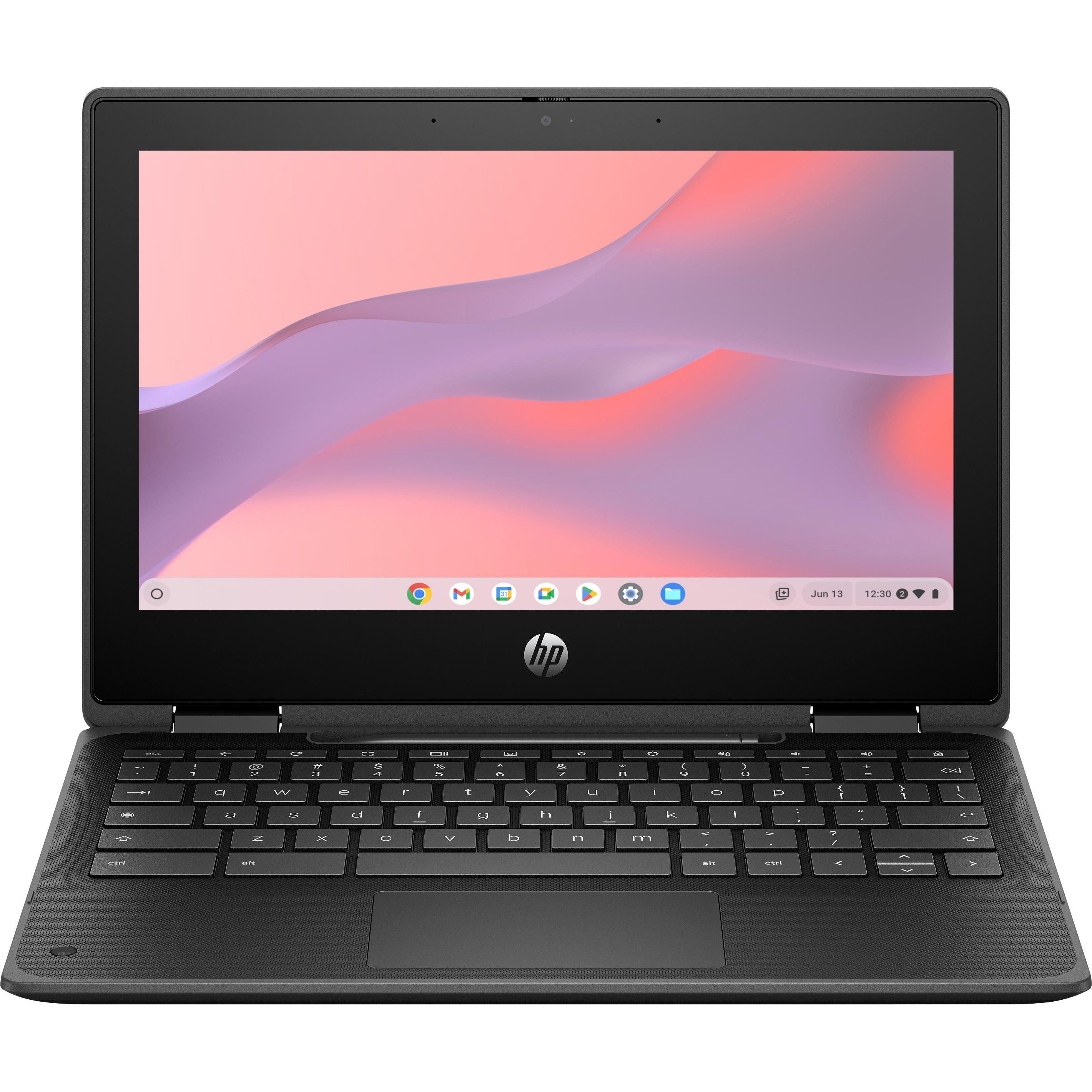 HP Fx36011G5 N200 11 16GB/128 PC Germany (11.60", 16 GB, 128 GB, DE), Notebook, Schwarz