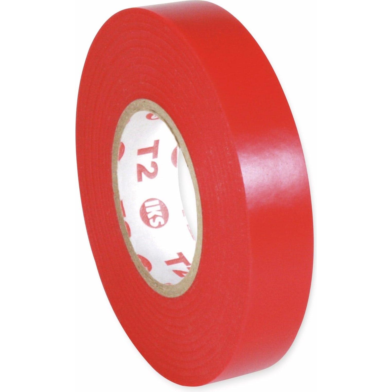 IKS, Klebeband, Isolierband E91 rot Länge 33 m Breite 19 mm (19 mm)