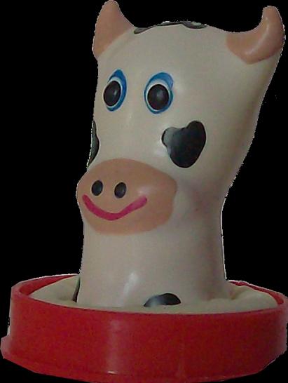 Actual product image Condomerie Hand-painted latex joke condom with cow motif, 1 piece (1 pcs.)