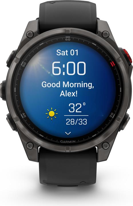 Produktbild Garmin fēnix® 8 Pro 47mm DLC Titan (47 mm)