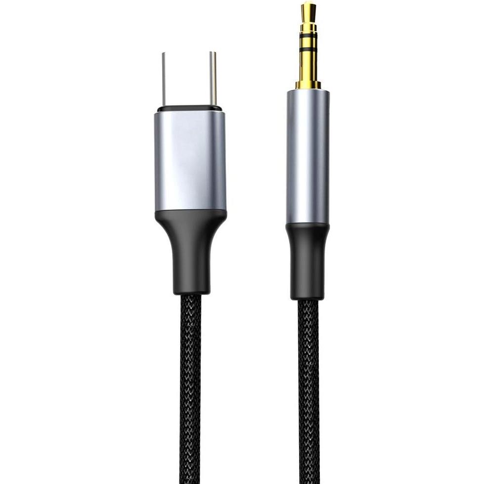 Nextbatt USB-C to 3.5mm AUX adapter - Black/Gray, Cavo USB