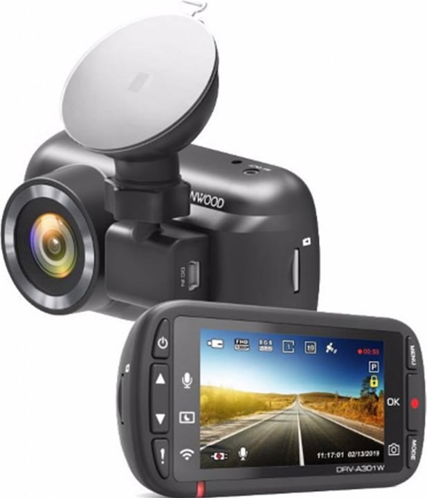 Immagine prodotto Kenwood Corp. DRV-A301W (Ricevitore GPS, Accelerometro, WiFi, Full HD)