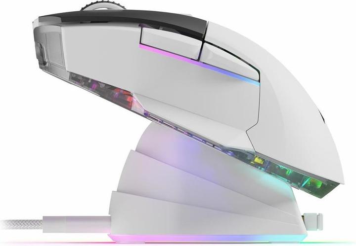 Actual product image Sharkoon SKILLER SGM50W White (Cable, Wireless)