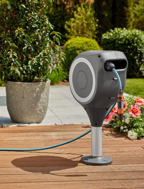 Image du produit Gardena Box pour tuyau de terrasse RollUp S (blanc) 15 m (15 m)