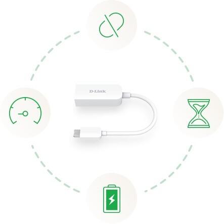 Immagine prodotto D-Link DUB-E250 (USB-C 3.1 Gen 1, RJ45 2.5 Gigabit Ethernet (1x))