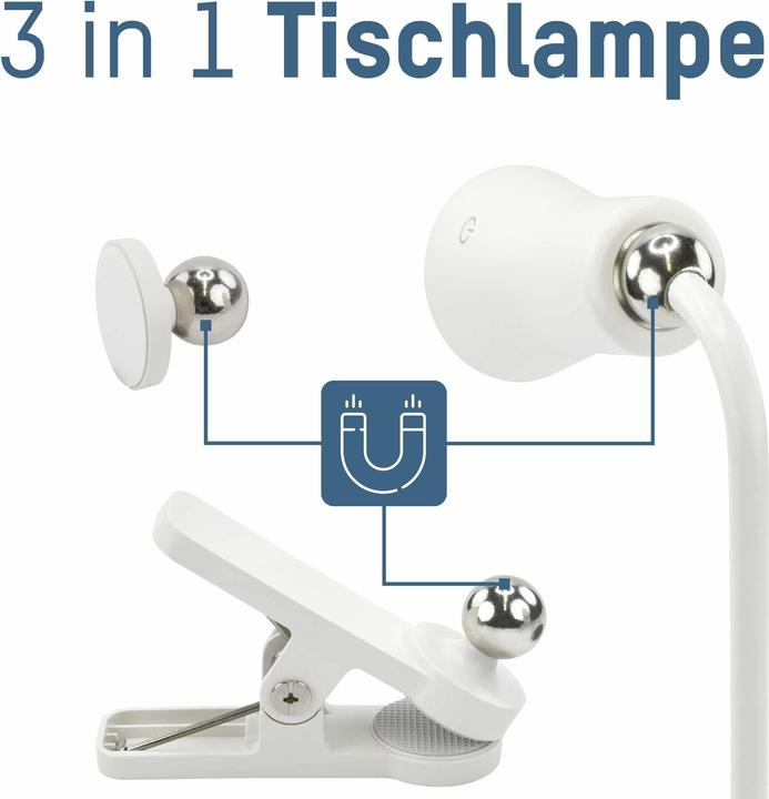 Image du produit Ansmann Touch-Light 3in1 1600-0526 Lampe de table LED Blanc (150 lm)