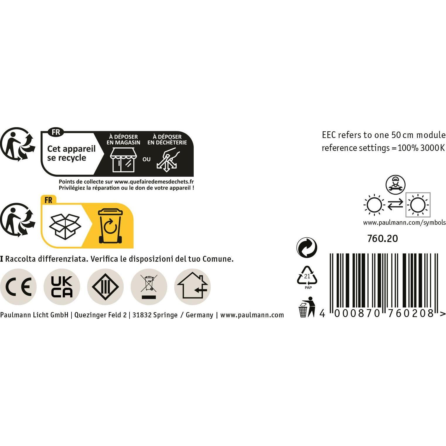 Thumbnail - Paulmann, LED Streifen, Pro Strip Silver P75 (RGBW, 500 cm, Indoor)